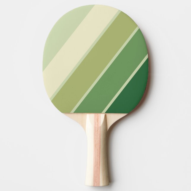 Retro Moss Rainbow Bold Tischtennis Schläger (Vorderseite)