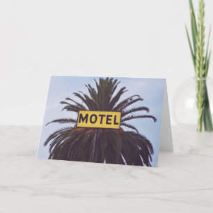 RETRO MOTEL FLORIDA GREETING CARDS FEIERTAGSKARTE