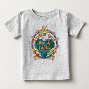 Retro Mother Earth Graphic der 70er Baby T-shirt