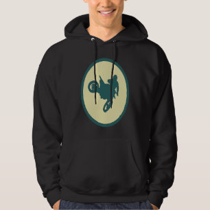 Retro-Motocross-Fahrer Vintage Motocross Hoodie