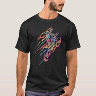 Retro-Motocross-Shirt Vintage Dirt Bike Motorrad T-Shirt