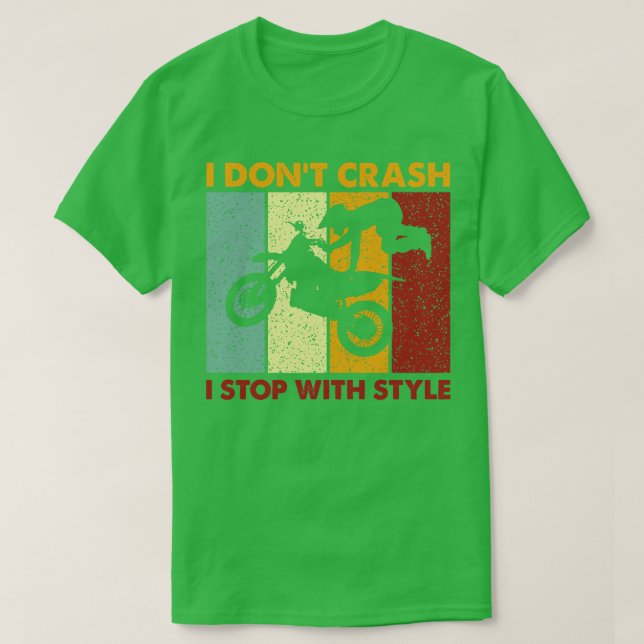 Retro Motocross T-Shirt (Design vorne)