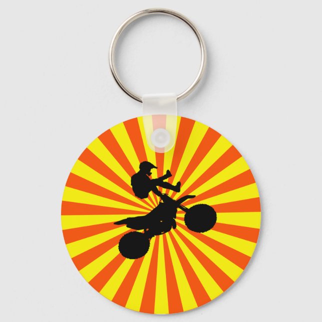 RETRO-MOTOKROSS SCHLÜSSELANHÄNGER (Vorderseite)