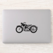 Retro Motorbike Lover Geschenksticker