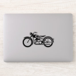 Retro Motorbike Lover Geschenksticker Aufkleber