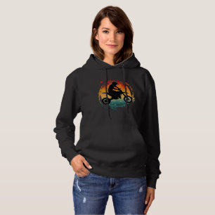 RETRO-MOTORCROSS-FAHRER VINTAGE  HOODIE