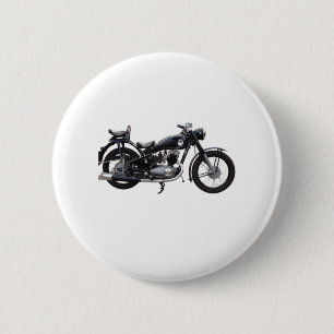 Retro-Motorrad Button