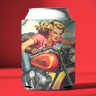 Retro-Motorrad-Button Dosenkühler