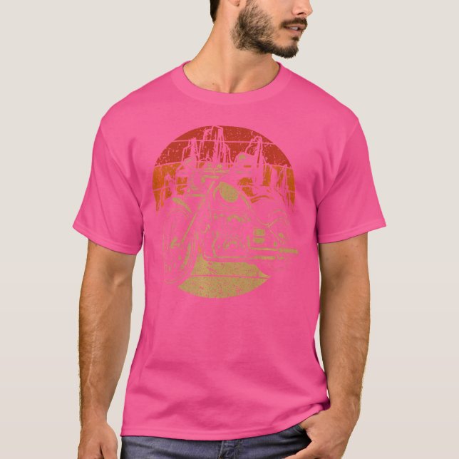 Retro Motorrad Motorrad Motorrad T-Shirt (Vorderseite)