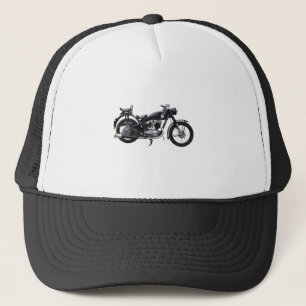 Retro-Motorrad Truckerkappe