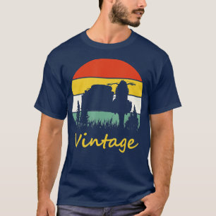 Retro-Motorrad Vintage-Seitenwagen-Motorrad T-Shirt