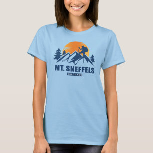 Retro Mount Sneffels Wandern T - Shirt
