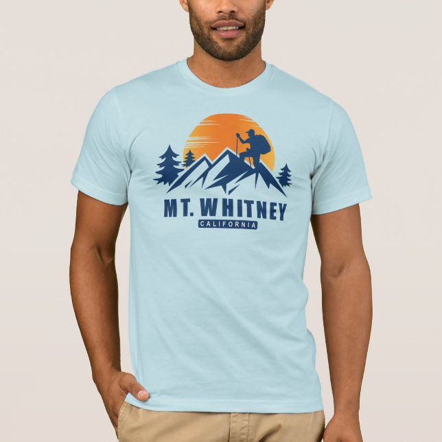 Retro Mount Whitney Hike T - Shirt (Vorderseite)
