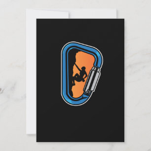 Retro Mountain Climber Rock Climbing Lover Graphic Dankeskarte