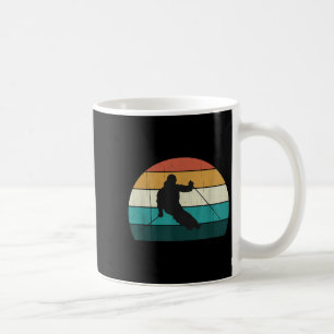 Retro Mountain Skiing - Vintager Abfahrtskilauf - Kaffeetasse