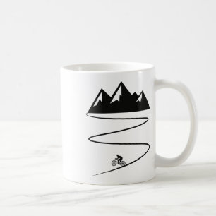 Retro-Mountainbiking Retro-Biker-Grafik Männer Fra Kaffeetasse