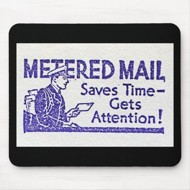 Retro Mousepad gemessene Post retten die alte (Vorne)
