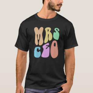 Retro MRS CEO Ehefrau MAMA Small Business Owner Ma T-Shirt