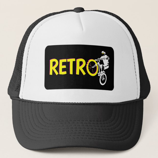 Retro MTB Truckerkappe (Vorderseite)