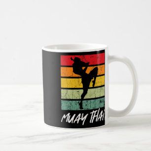 Retro Muay Thai Vintager Mixed Martial Arts Martia Kaffeetasse