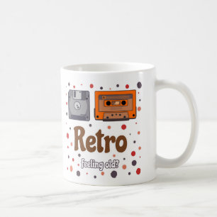 Retro-Mug mit nostalgischem Design Kaffeetasse