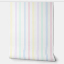Retro Multicolor Candy Stripe Pastel