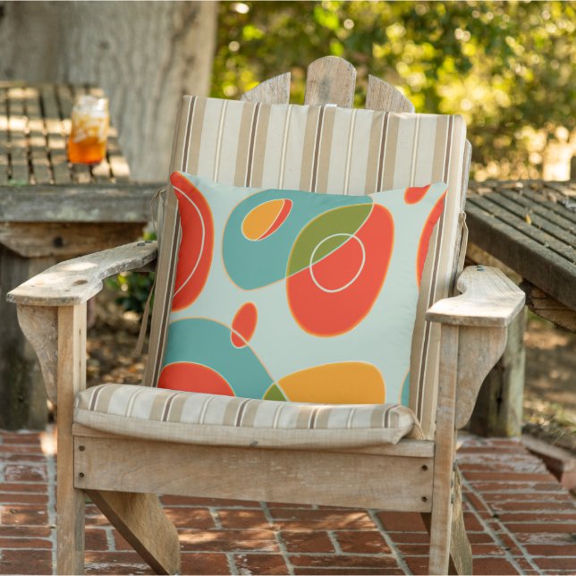 Retro Multicolor Kissen (Stuhl )