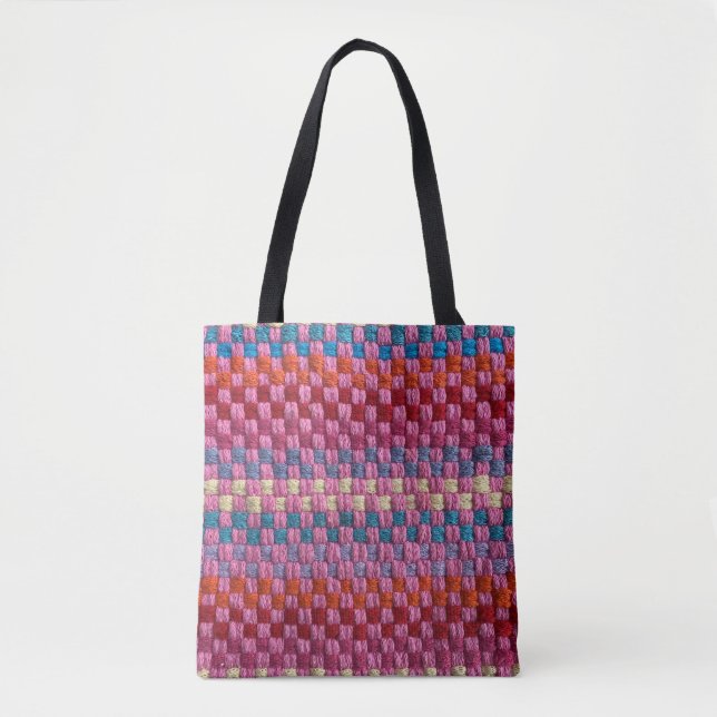 Retro Multicolor Potholder Karo (Vorderseite)