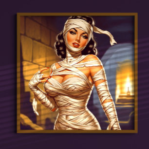 Retro-Mumie Pin-up Poster