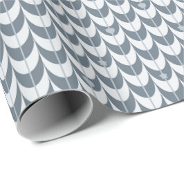 Retro-Muschel-Geometrisches Muster Geschenkpapier