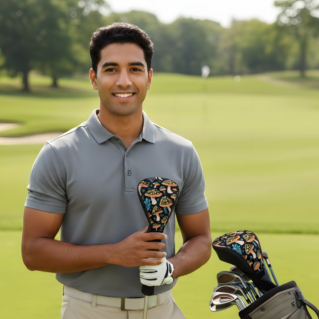 Retro Mushroom Golf Head Cover - Bold & Groovy Headcover (Von Creator hochgeladen)