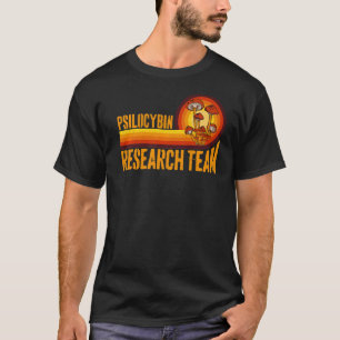 Retro Mushroom Vintag Psilocybin Research Team T-Shirt