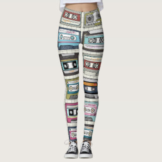 Retro Music Cassette: Nostalgisches Symbol Leggings