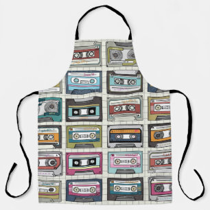 Retro Music Cassette: Nostalgisches Symbol Schürze