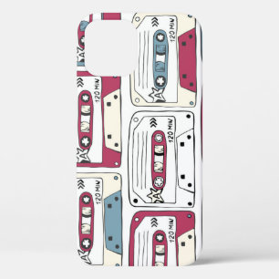 Retro Music Cassettes: Rock Background Pattern Case-Mate iPhone Hülle