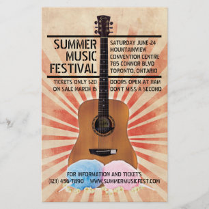Retro Music Festival Flyer