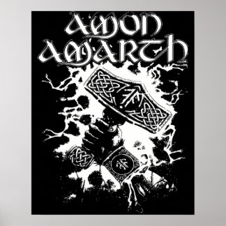 Retro Music Gift für Amon Amarth Liebe Fans Poster