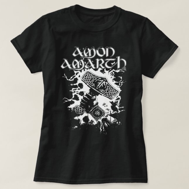 Retro Music Gift für Amon Amarth Liebe Fans T-Shirt (Design vorne)