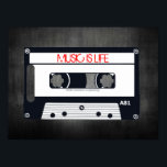 RETRO "MUSIC IS LIFE" POSTER - POP ART CASSETTE<br><div class="desc">Ist Musik für dich wie Luft? Etwas, was Sie in Ihrem Leben zu jeder Zeit brauchen? Dann ist das Originals® Poster für Sie! Behalt es, wie es ist, oder machen es ALL YOURS, indem du die Schriftart-Farben um, indem du es mit deiner Wahl Nachricht, Namen oder sogar mit dem Namen...</div>