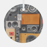 Retro Music Lautsprecher Wall Design