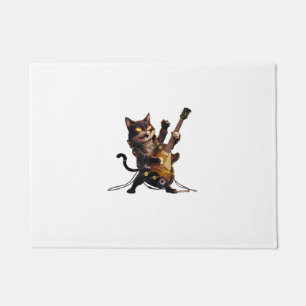 Retro Music Lover Heavy Metal Electric Gitarre Fun Fußmatte