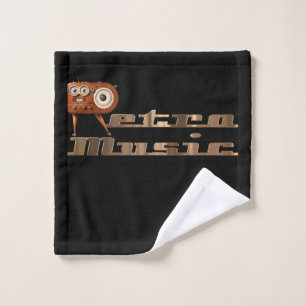 Retro music Minion Waschlappen