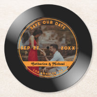 Retro Music Vinyl Record Foto Hochzeit