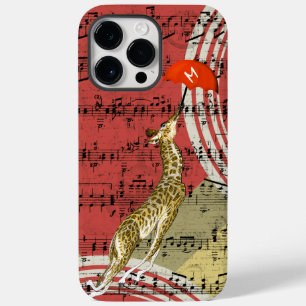Retro Musical Flying Giraffe Roter Schirm Case-Mate iPhone Hülle
