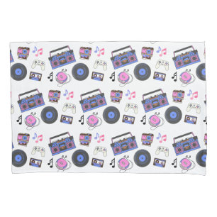 Retro-Musik der 1980er Jahre nostalgisch Kissenbezug