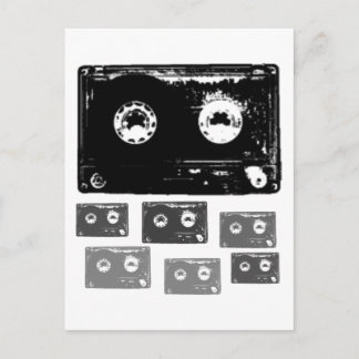 Retro-Musik-Design! Postkarte