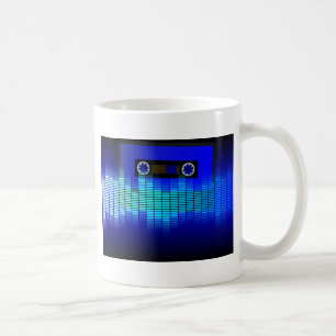 Retro Musik Kaffeetasse