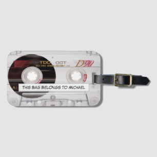 Retro-Musik-Kassette Mix-Tape Retro Old School Gepäckanhänger
