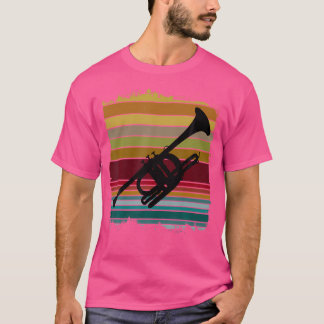 Retro-Musikinstrument Trompete T-Shirt