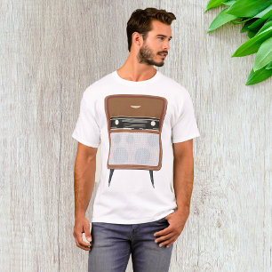 Retro-Musikliebhaber Mid-Century Vintage Radio T-Shirt